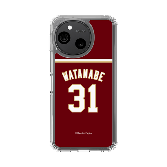 スリムプロテクションケース［ 楽天イーグルス - #31 Watanabe - ビジター ］