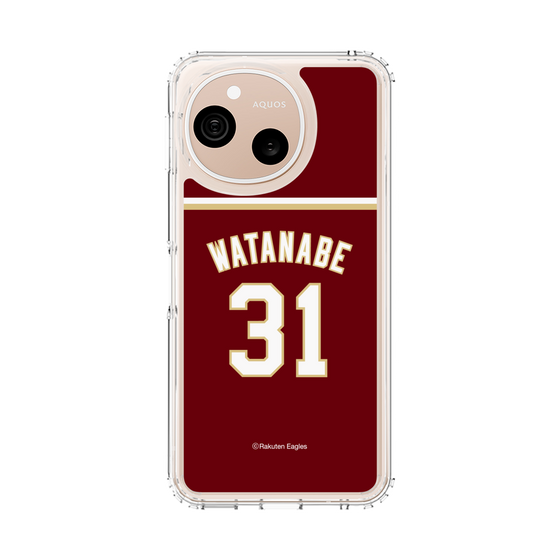 スリムプロテクションケース［ 楽天イーグルス - #31 Watanabe - ビジター ］