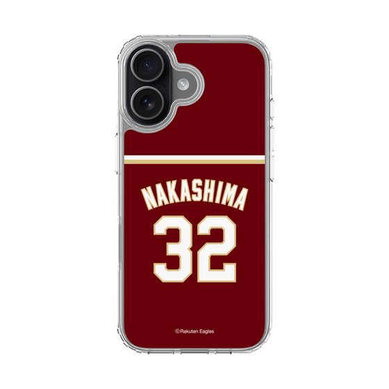 スリムプロテクションケース［ 楽天イーグルス - #32 Nakashima - ビジター ］