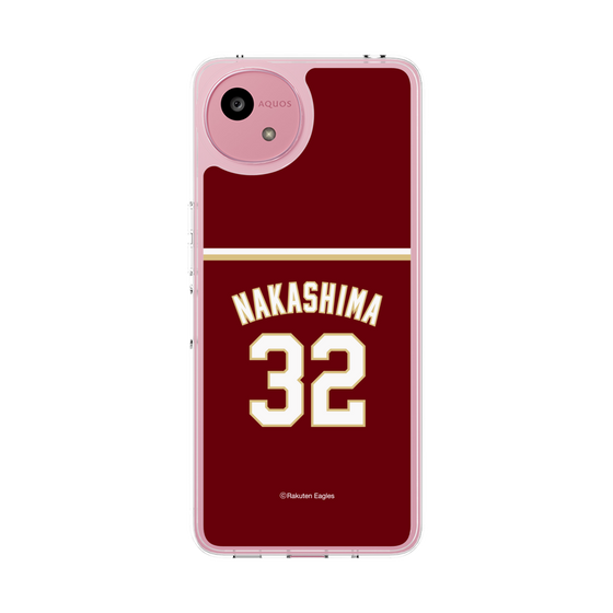 スリムプロテクションケース［ 楽天イーグルス - #32 Nakashima - ビジター ］