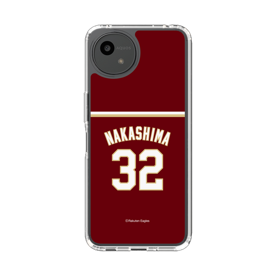 スリムプロテクションケース［ 楽天イーグルス - #32 Nakashima - ビジター ］