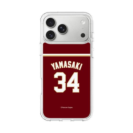 スリムプロテクションケース［ 楽天イーグルス - #34 Yamasaki - ビジター ］