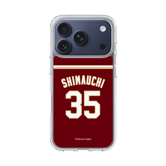 スリムプロテクションケース［ 楽天イーグルス - #35 Shimauchi - ビジター ］