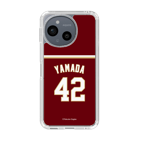 スリムプロテクションケース［ 楽天イーグルス - #42 Yamada - ビジター ］