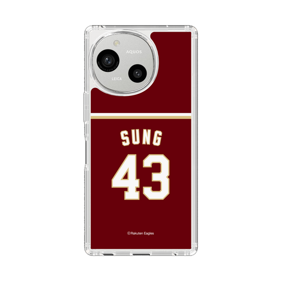 スリムプロテクションケース［ 楽天イーグルス - #43 Sung - ビジター ］
