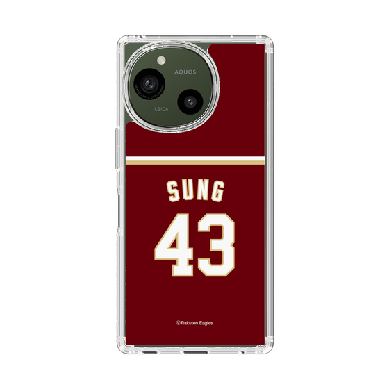 スリムプロテクションケース［ 楽天イーグルス - #43 Sung - ビジター ］