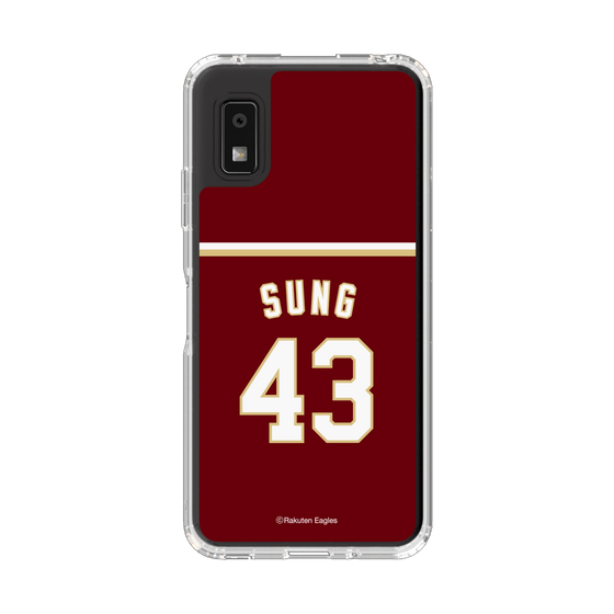 スリムプロテクションケース［ 楽天イーグルス - #43 Sung - ビジター ］