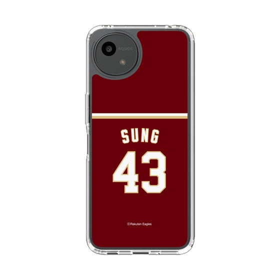 スリムプロテクションケース［ 楽天イーグルス - #43 Sung - ビジター ］