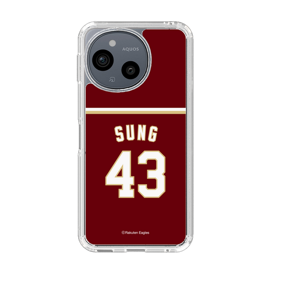 スリムプロテクションケース［ 楽天イーグルス - #43 Sung - ビジター ］