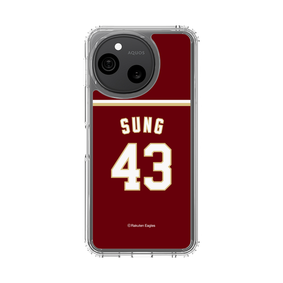 スリムプロテクションケース［ 楽天イーグルス - #43 Sung - ビジター ］