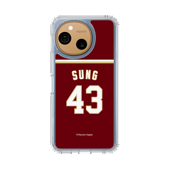 スリムプロテクションケース［ 楽天イーグルス - #43 Sung - ビジター ］
