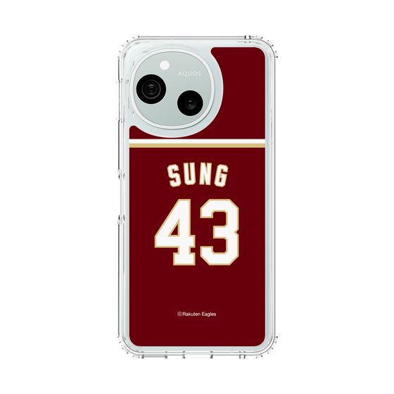 スリムプロテクションケース［ 楽天イーグルス - #43 Sung - ビジター ］