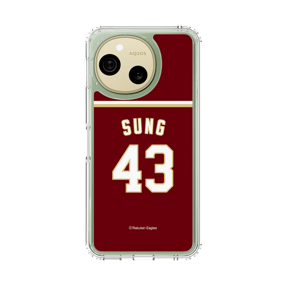 スリムプロテクションケース［ 楽天イーグルス - #43 Sung - ビジター ］