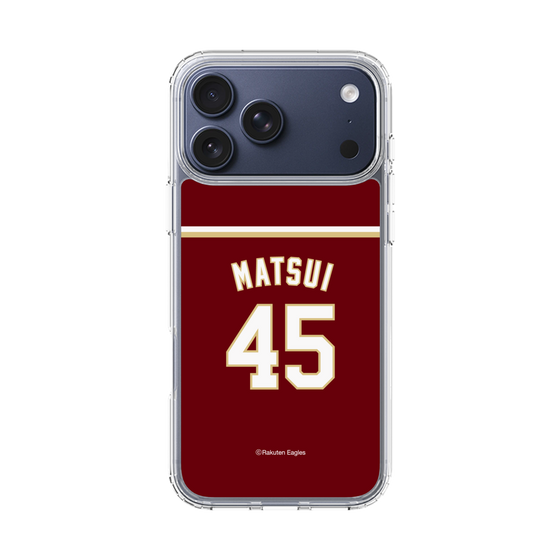 スリムプロテクションケース［ 楽天イーグルス - #45 Matsui - ビジター ］