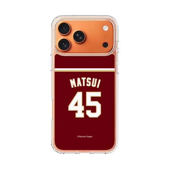 スリムプロテクションケース［ 楽天イーグルス - #45 Matsui - ビジター ］
