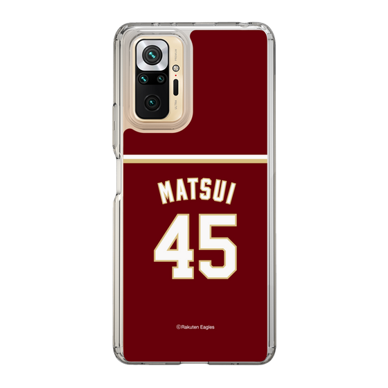 スリムプロテクションケース［ 楽天イーグルス - #45 Matsui -ビジター ］