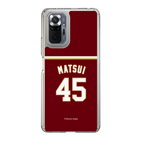 スリムプロテクションケース［ 楽天イーグルス - #45 Matsui -ビジター ］