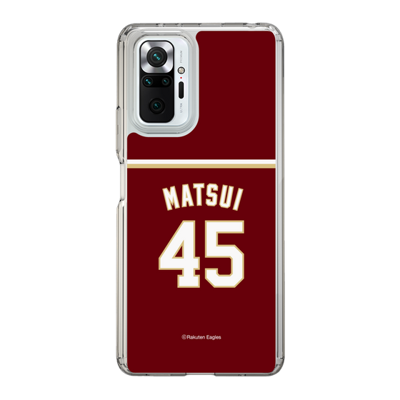 スリムプロテクションケース［ 楽天イーグルス - #45 Matsui -ビジター ］
