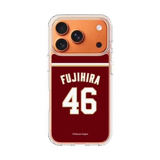 スリムプロテクションケース［ 楽天イーグルス - #46 Fujihira - ビジター ］
