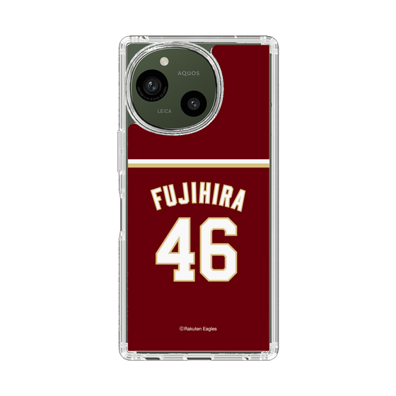 スリムプロテクションケース［ 楽天イーグルス - #46 Fujihira - ビジター ］