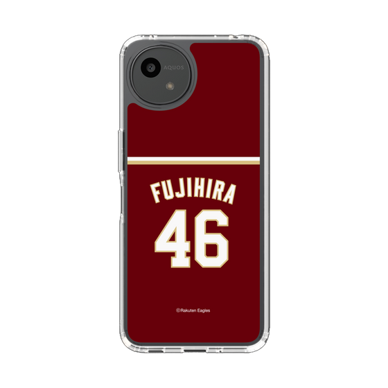 スリムプロテクションケース［ 楽天イーグルス - #46 Fujihira - ビジター ］