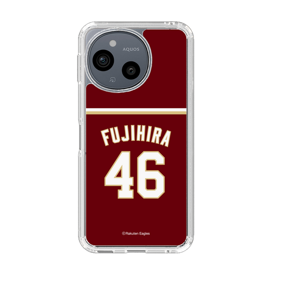 スリムプロテクションケース［ 楽天イーグルス - #46 Fujihira - ビジター ］