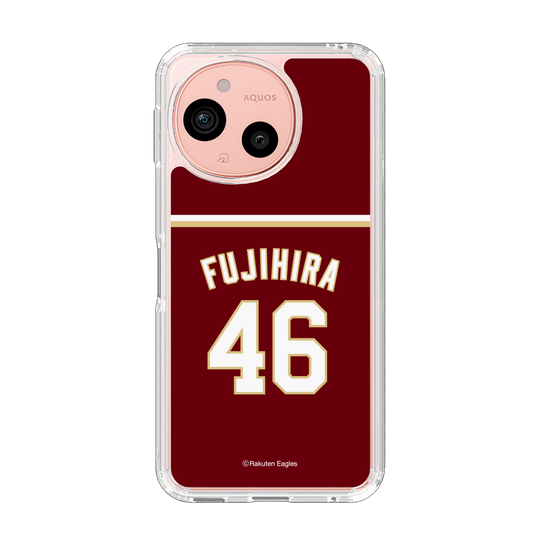 スリムプロテクションケース［ 楽天イーグルス - #46 Fujihira - ビジター ］