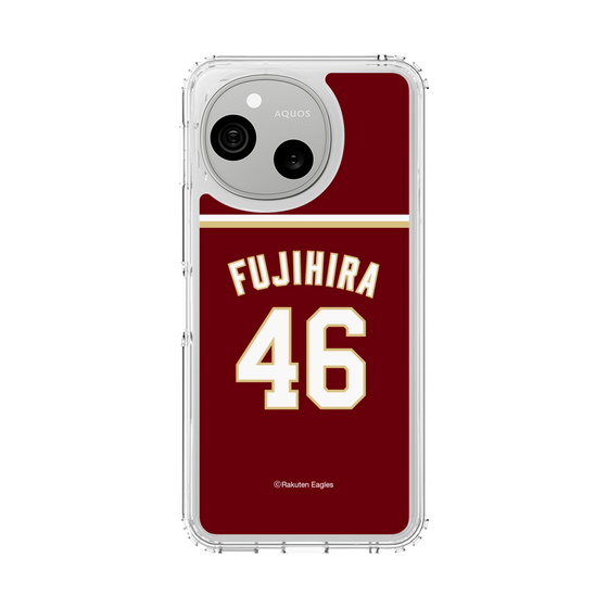 スリムプロテクションケース［ 楽天イーグルス - #46 Fujihira - ビジター ］