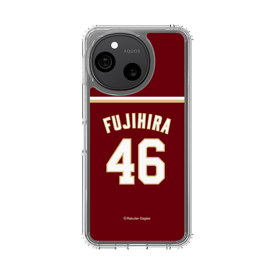 スリムプロテクションケース［ 楽天イーグルス - #46 Fujihira - ビジター ］