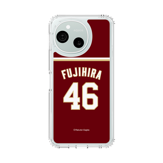 スリムプロテクションケース［ 楽天イーグルス - #46 Fujihira - ビジター ］