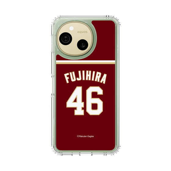 スリムプロテクションケース［ 楽天イーグルス - #46 Fujihira - ビジター ］