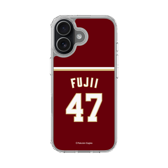 スリムプロテクションケース［ 楽天イーグルス - #47 Fujii - ビジター ］