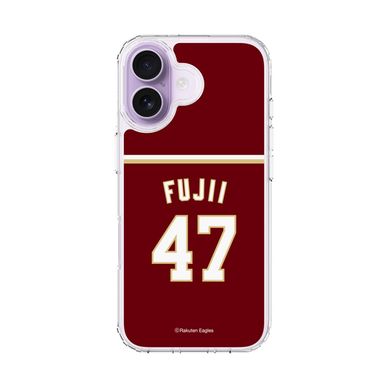 スリムプロテクションケース［ 楽天イーグルス - #47 Fujii - ビジター ］