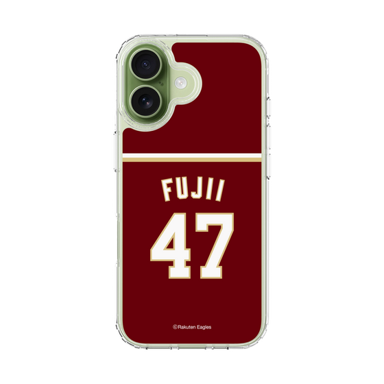 スリムプロテクションケース［ 楽天イーグルス - #47 Fujii - ビジター ］