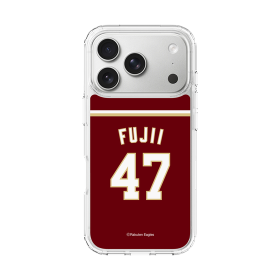 スリムプロテクションケース［ 楽天イーグルス - #47 Fujii - ビジター ］