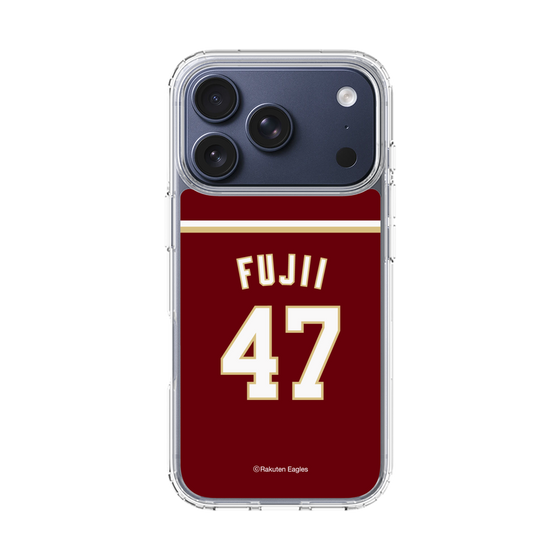 スリムプロテクションケース［ 楽天イーグルス - #47 Fujii - ビジター ］