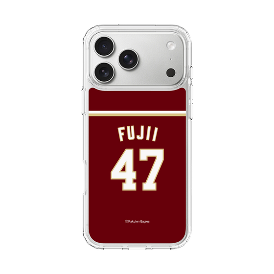 スリムプロテクションケース［ 楽天イーグルス - #47 Fujii - ビジター ］