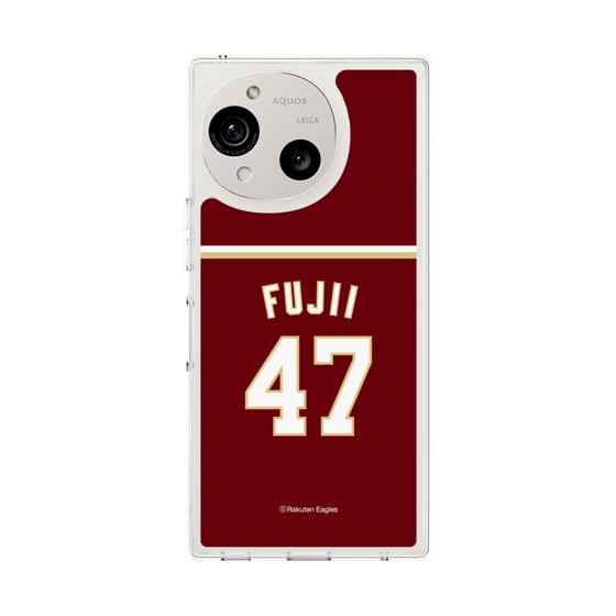 スリムプロテクションケース［ 楽天イーグルス - #47 Fujii - ビジター ］