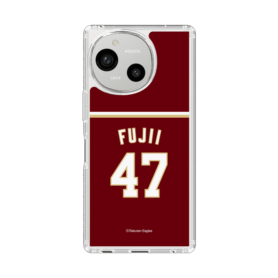 スリムプロテクションケース［ 楽天イーグルス - #47 Fujii - ビジター ］