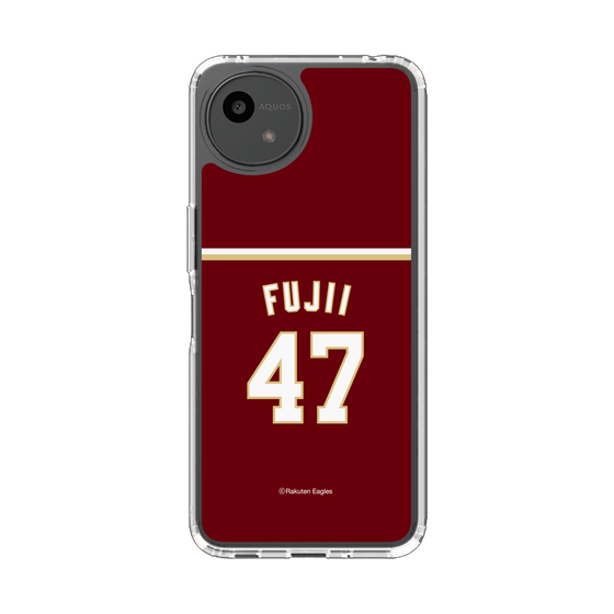 スリムプロテクションケース［ 楽天イーグルス - #47 Fujii - ビジター ］