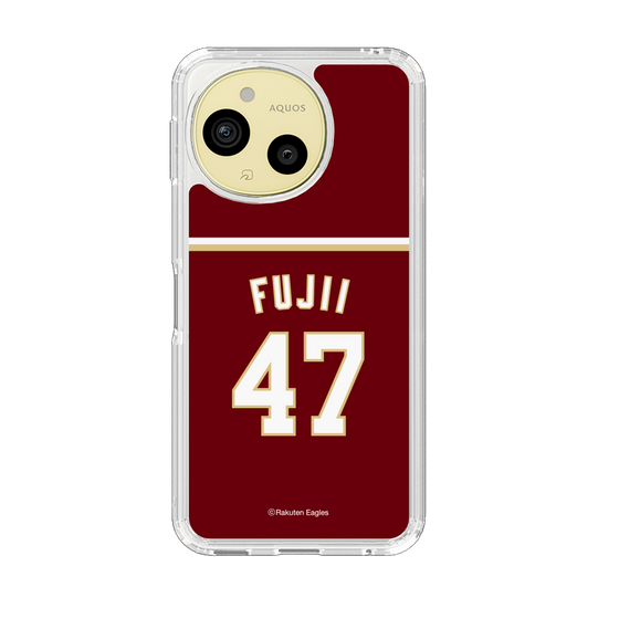 スリムプロテクションケース［ 楽天イーグルス - #47 Fujii - ビジター ］