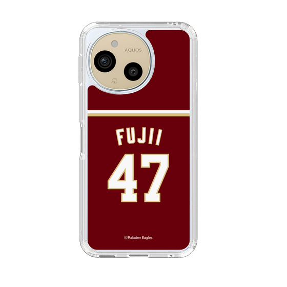 スリムプロテクションケース［ 楽天イーグルス - #47 Fujii - ビジター ］