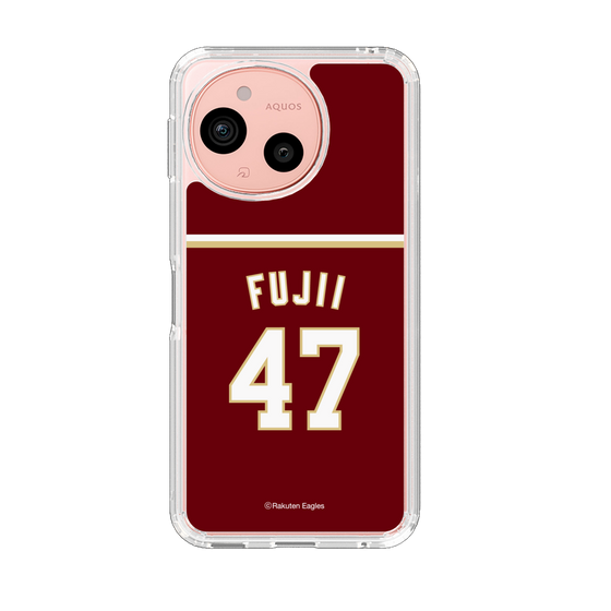 スリムプロテクションケース［ 楽天イーグルス - #47 Fujii - ビジター ］