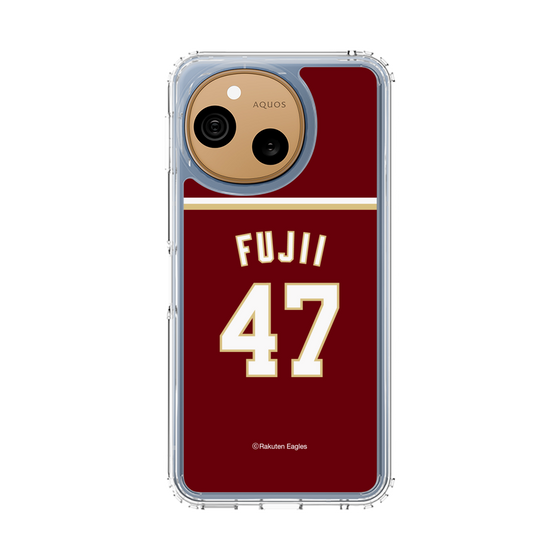 スリムプロテクションケース［ 楽天イーグルス - #47 Fujii - ビジター ］