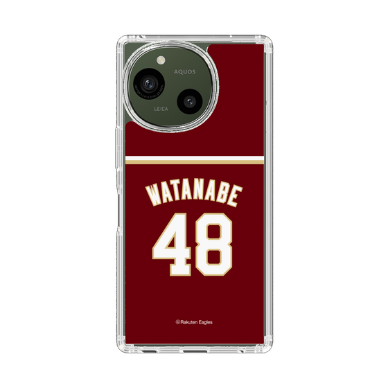 スリムプロテクションケース［ 楽天イーグルス - #48 Watanabe - ビジター ］