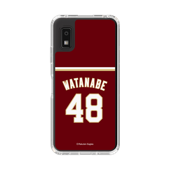 スリムプロテクションケース［ 楽天イーグルス - #48 Watanabe - ビジター ］