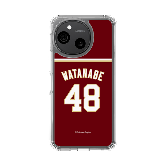 スリムプロテクションケース［ 楽天イーグルス - #48 Watanabe - ビジター ］