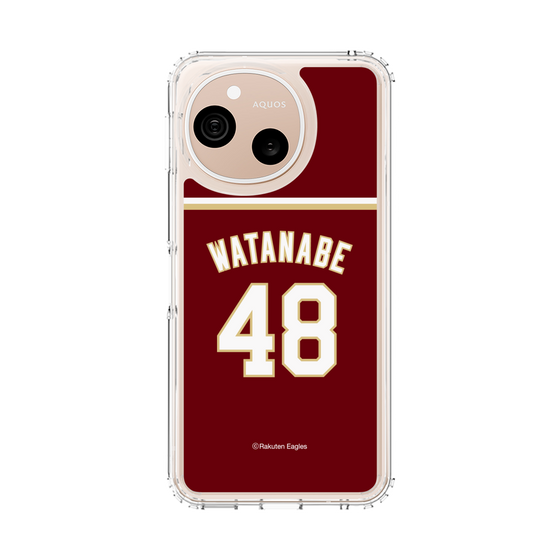 スリムプロテクションケース［ 楽天イーグルス - #48 Watanabe - ビジター ］