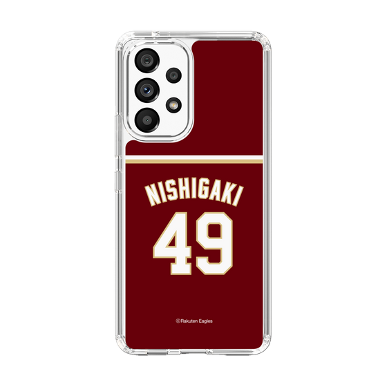スリムプロテクションケース［ 楽天イーグルス - #49 Nishigaki -ビジター ］
