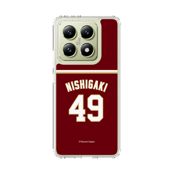 スリムプロテクションケース［ 楽天イーグルス - #49 Nishigaki - ビジター ］